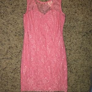 Bubble gum pink pencil dress